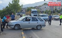 Karabük'te iki otomobilin çarpıştığı kazada 1 kişi yaralandı