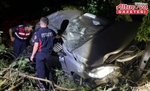 Tokat'ta tarlaya devrilen otomobildeki 6 kişi yaralandı