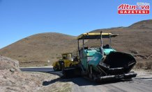 Başçiftlik yayla yollarında asfaltlama çalışması yapılıyor
