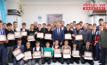 Bayburt'ta hafızlar belgelerini aldı