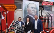 Gerze ilçesinde çiftçilere sera ve tarım ekipmanı desteği verildi