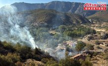 Kargı'da ormanlık alanda çıkan yangın söndürüldü
