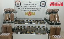Samsun'da 83 bin 600 makaron ele geçirildi