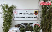 Samsun'da evinde 9 kilo 660 gram esrar ele geçirilen zanlı yakalandı