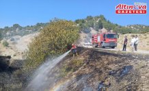 Taşova'da otluk alanda çıkan yangın söndürüldü