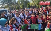 Amasya'da Gazze'ye destek yürüyüşü düzenlendi