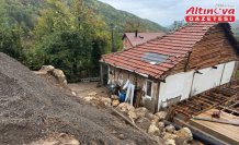 Bartın'da yağış heyelana neden oldu