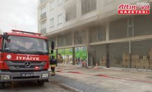 Çarşamba'da iş yerinin deposunda çıkan yangın hasara yol açtı