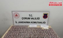 Çorum'da 3 bin 895 uyuşturucu hap ele geçirildi