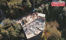 Rize'de taşkın riski altındaki izinsiz yapılar yıkılıyor