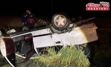 Sinop'ta otomobilin tarlaya devrildiği kazada 1 kişi öldü, 1 kişi yaralandı