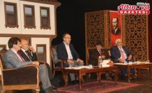 Akçaabat'ta söyleşi gerçekleştirildi