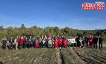 Amasya'da doğaseverler Ata'yı 1881 metrede andı