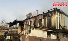 Çorum'da ahşap evde çıkan yangında 1 kişi yaralandı