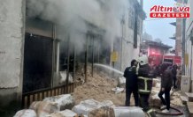 Gölköy'de depoda çıkan yangın söndürüldü