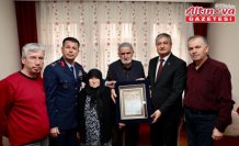 Karabük'te şehit Nuri Özcan'ın ailesine şehadet belgesi takdim edildi