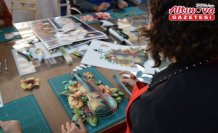 Ordu'da yükümlülere yönelik kağıt rölyef kursu düzenlendi