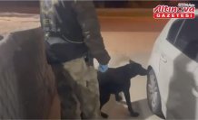 Samsun'da bagaja gizlenen uyuşturucu, narkotik dedektör köpeği “Tony“nin desteğiyle bulundu