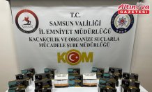 Samsun'da düzenlenen operasyonda 10 bin doldurulmuş makaron ele geçirildi