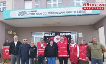 Samsun'da Türk Kızılay'dan özel öğrencilere moral ziyareti