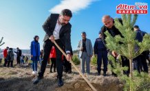 Taşköprü'de Milli Ağaçlandırma Günü'nde 600 fidan dikildi