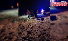 Tokat'ta devrilen hafif ticari araçtaki 3 kişi yaralandı