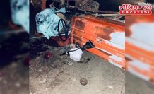 Tokat'ta devrilen traktörün sürücüsü öldü