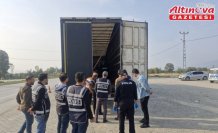 Tokat'ta tırda 11 düzensiz göçmen yakalandı