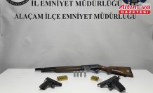 Alaçam'da firari hükümlü yakalandı