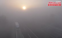 Anadolu Otoyolu'nun Düzce kesiminde sis etkili oldu