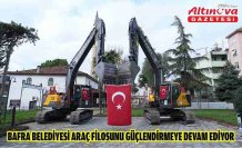 BAFRA BELEDİYESİ ARAÇ FİLOSUNU GÜÇLENDİRMEYE DEVAM EDİYOR