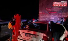 Tırla çarpışan otomobilin sürücüsü öldü