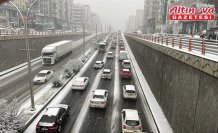 Diyarbakır'da kar yağışı etkili oldu