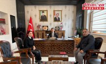 Küre Gençlik ve Spor İlçe Müdürlüğü personeli Kaymakam Hasan Çakır'ı ziyaret etti