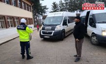 Merzifon’da okul servisleri denetlendi
