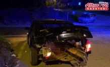 Bafra'da iki otomobilin çarpıştığı kazada 3 kişi yaralandı