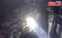 Tekkeköy'de çıkan ev yangını söndürüldü