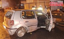 Bafra'da iki otomobil çarpıştı, 3 kişi yaralandı