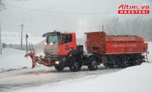 Bolu Dağı'nda yoğun kar etkili oluyor