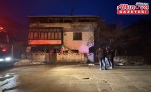 Bolu'da hurdalığa çevrilen metruk binada çıkan yangın söndürüldü