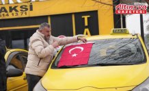 Düzce'de terör örgütü YPG/SDG yandaşlarının sınır hattında Türk bayrağına saldırısına tepki