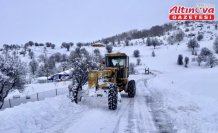 Giresun ve Gümüşhane'de 84 köy yolunda karla mücadele sürüyor