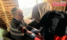 Giresun'da görme engelli KOAH hastası UMKE ekiplerince hastaneye ulaştırıldı