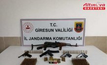 Giresun'da silah kaçakçılığı operasyonu