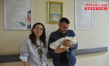 Gümüşhane'de yeni yılın ilk bebeği dünyaya geldi