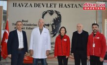 Havza Devlet Hastanesi'nde sağlık çalışanlarından kan bağışı