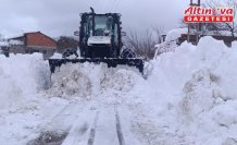 Ordu'da karla mücadele devam ediyor