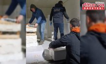 Bafra'da yasal boy sınırının altında 3 ton mezgit ele geçirildi