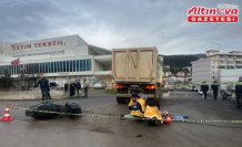 Tokat'ta kamyon ile çarpışan motosikletin sürücüsü öldü