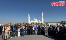 Trabzon'da şehit yakınları ve gaziler umre yaptı